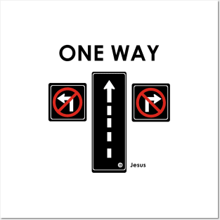 One-Way Jesus Highway Posters and Art